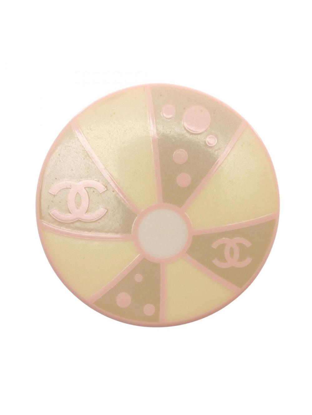 Chanel Cc Logo Brooch Sterling Silver #246669C63B